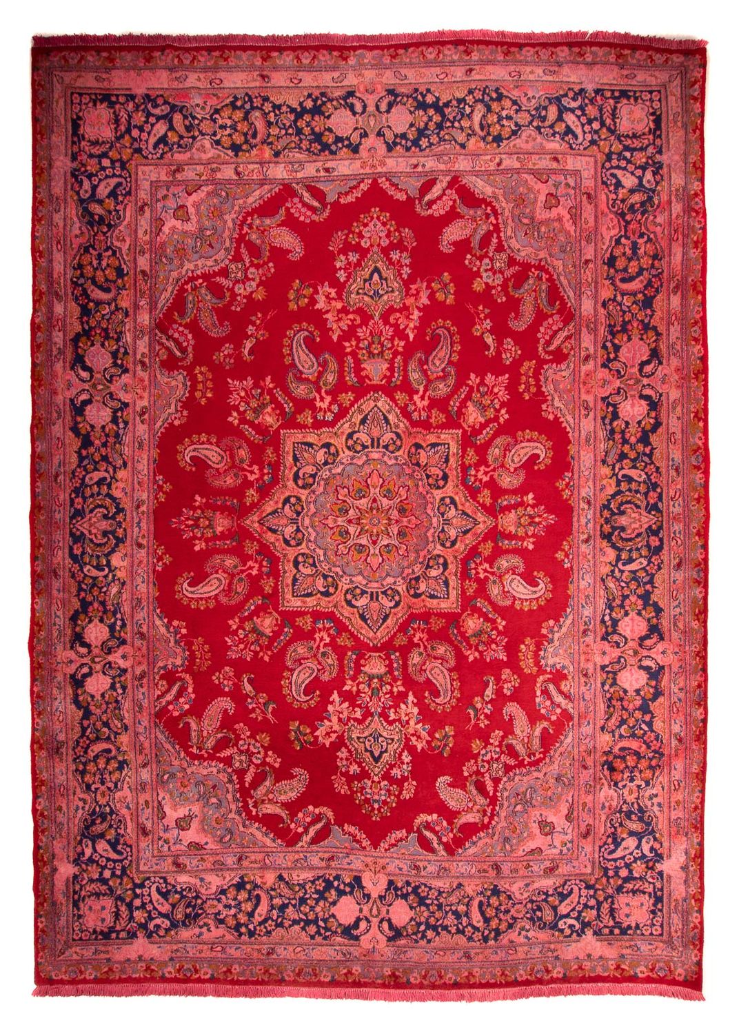 Persisk tæppe - Classic - 385 x 255 cm - mørkerød