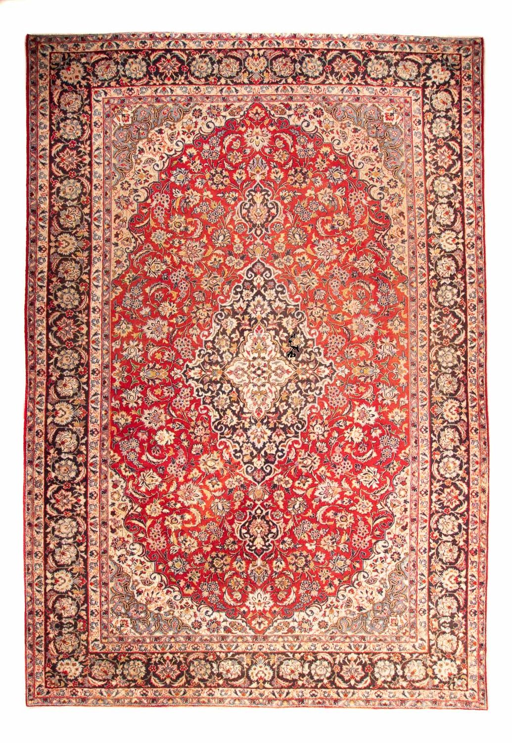 Persisk tæppe - Tabriz - 400 x 277 cm - rød