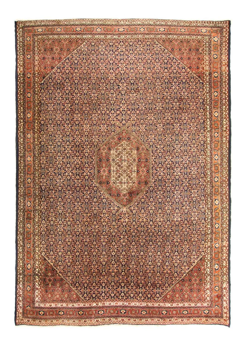 Persisk tæppe - Nomadisk - 330 x 220 cm - mørkeblå