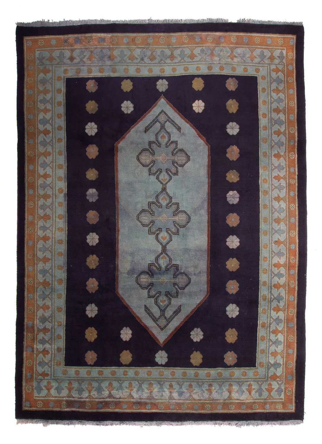 Persisk tæppe - Nomadisk - 325 x 245 cm - mørkeblå