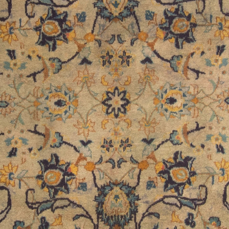 Persisk tæppe - Keshan - 330 x 240 cm - lys brun