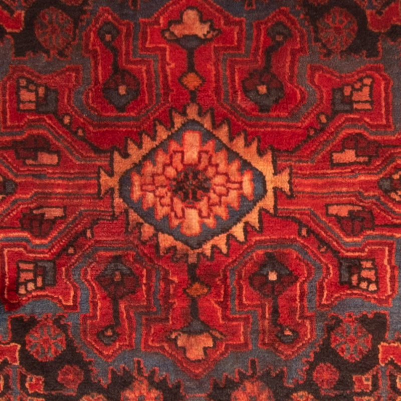 Persisk tæppe - Nomadisk - 348 x 185 cm - mørkerød