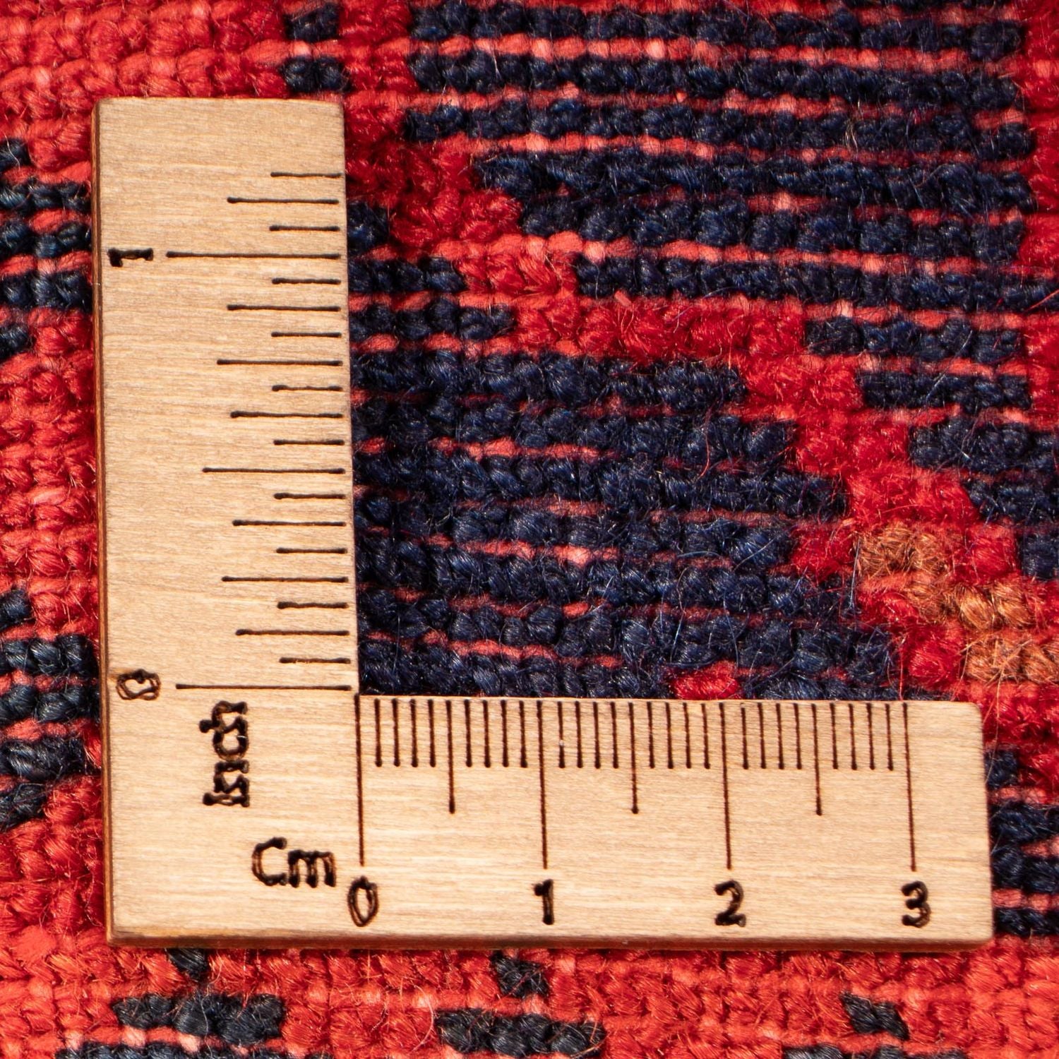 Persisk tæppe - Nomadisk - 348 x 185 cm - mørkerød