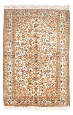 Silketæppe - Kashmir Silk - 150 x 96 cm - creme