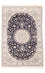 Persisk tæppe - Nain - Premium - 150 x 97 cm - mørkeblå