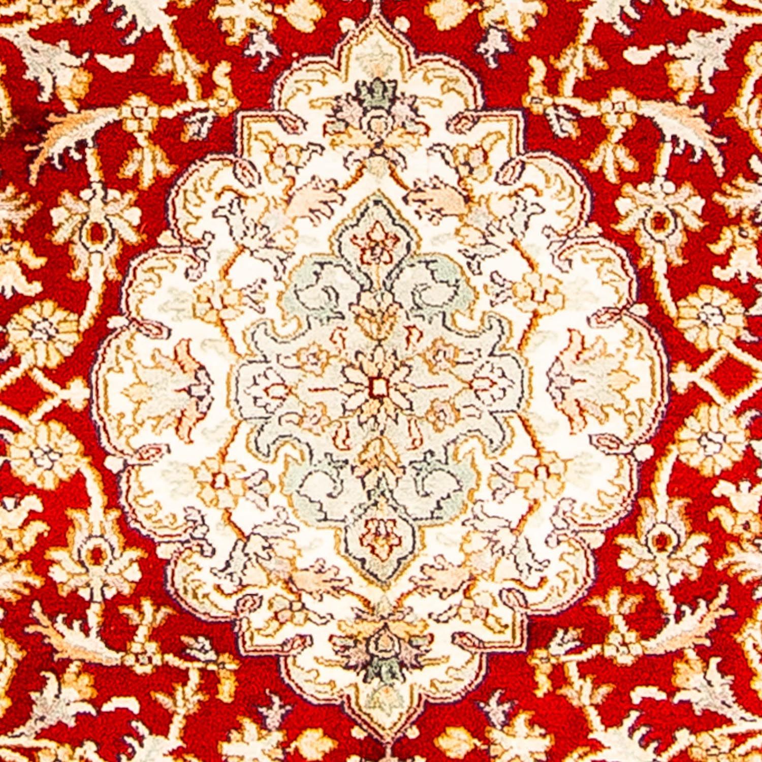 Silketæppe - Kashmir Silk - 186 x 129 cm - rød