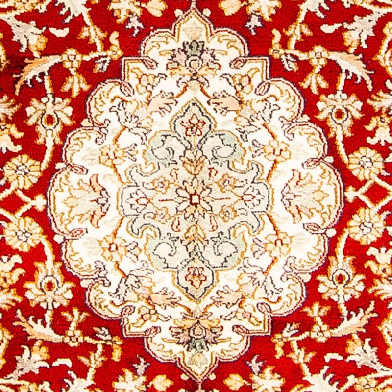 Silketæppe - Kashmir Silk - 186 x 129 cm - rød