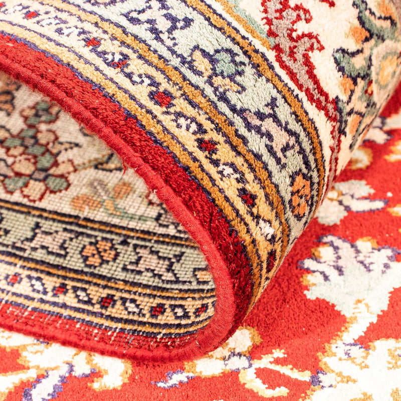 Silketæppe - Kashmir Silk - 186 x 129 cm - rød