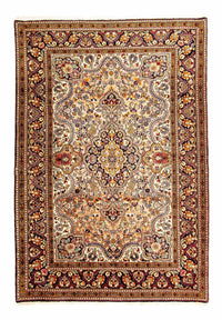 Persisk tæppe - Ghom - 206 x 142 cm - beige