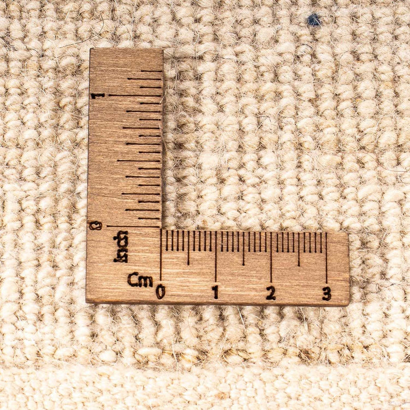 Gabbeh Tæppe - Loribaft Persisk - 199 x 141 cm - lys beige