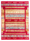 Ziegler Carpet 121x169cm - Orientalsk tæppe - Rektangulær / Lysrød / 121 x 169 cm Rektangulær