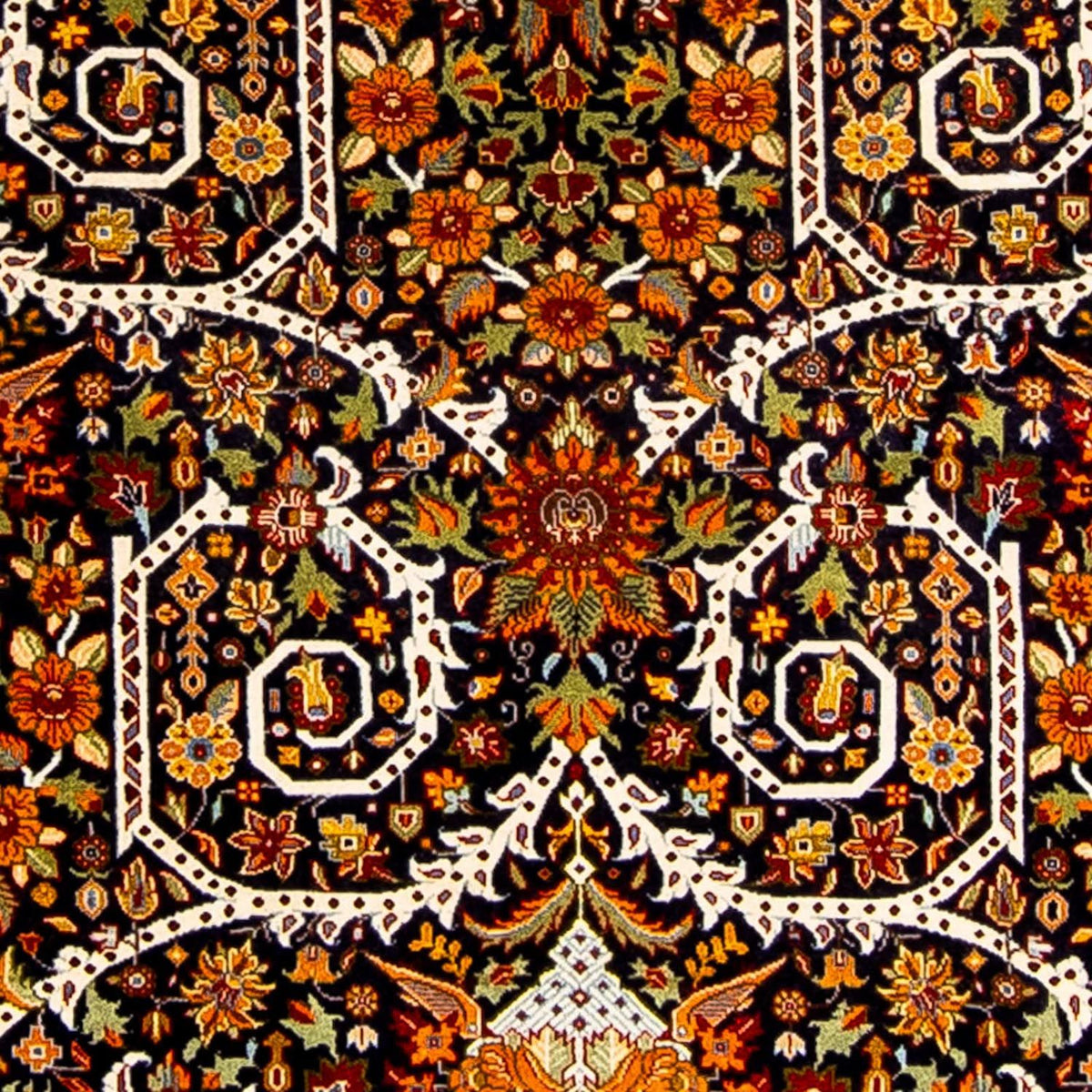 Persisk tæppe - Ghom - 216 x 116 cm - rød