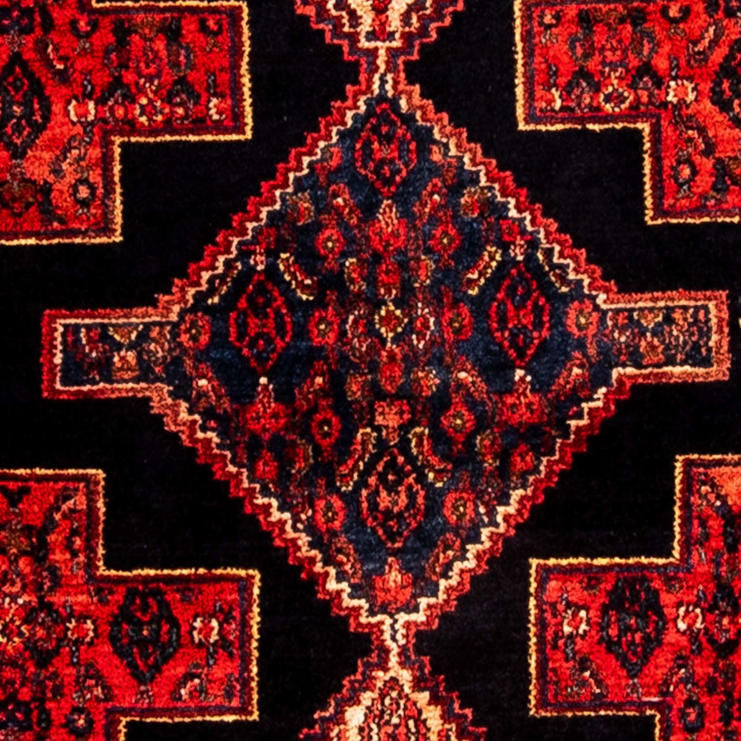Persisk tæppe - Classic - 181 x 124 cm - mørkerød