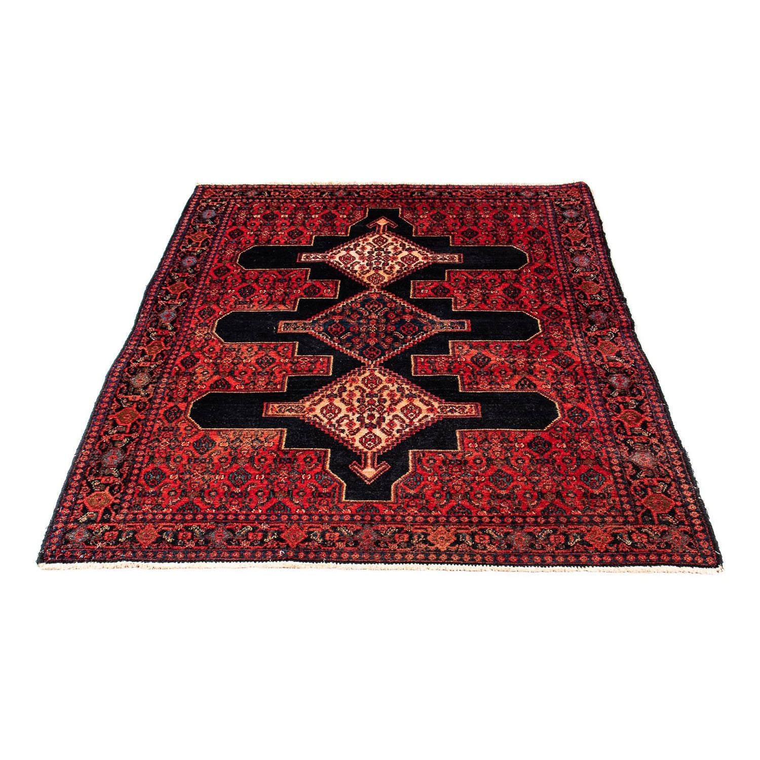 Persisk tæppe - Classic - 181 x 124 cm - mørkerød