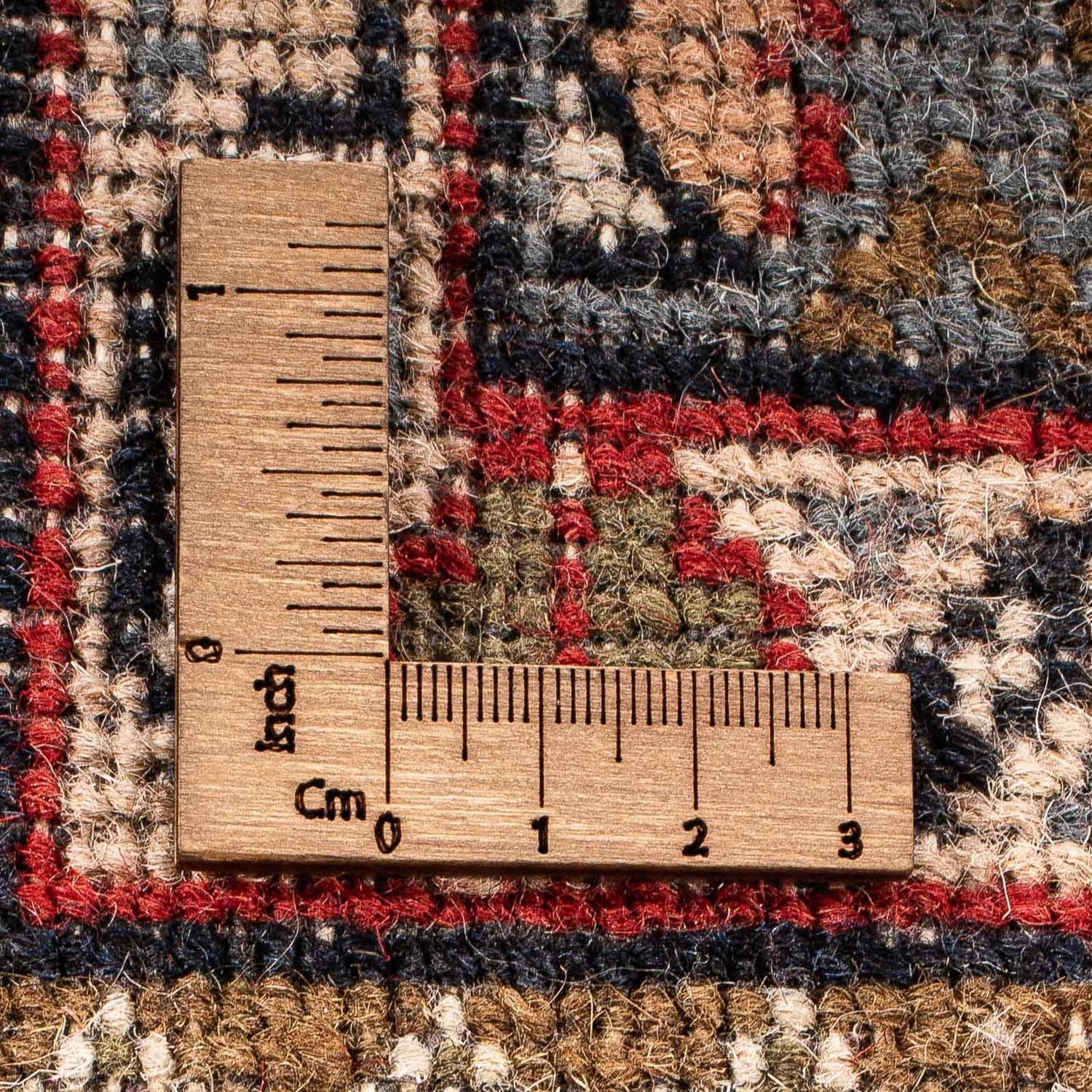 Orientalsk tæppe - Bijar - Indus - 305 x 199 cm - rød