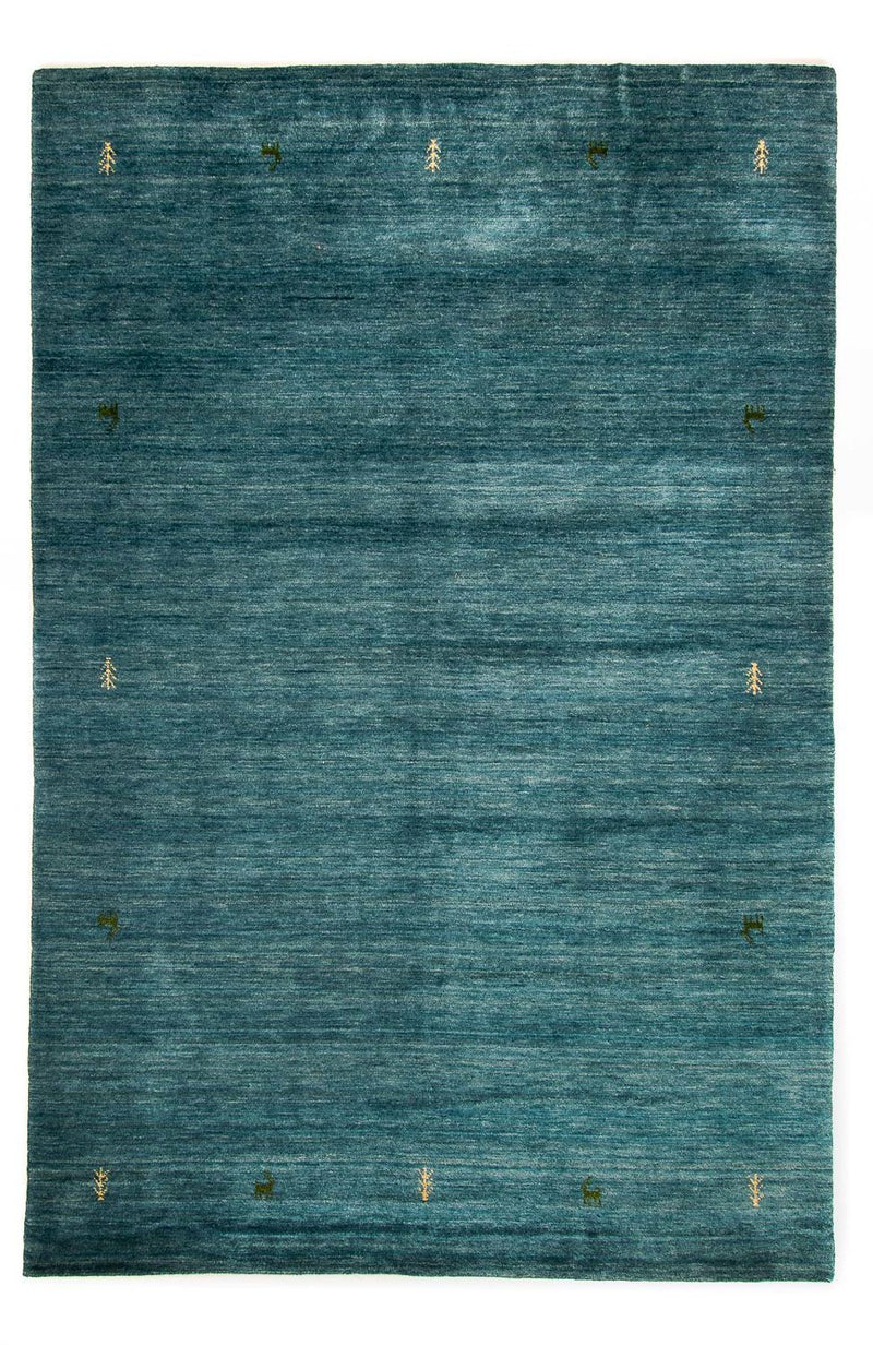 Gabbeh-tæppe - Indus - 300 x 200 cm - blå