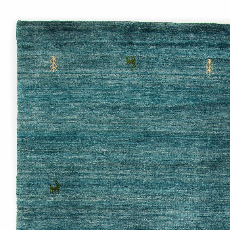 Gabbeh-tæppe - Indus - 300 x 200 cm - blå