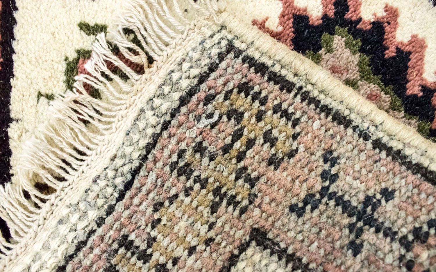 Orientalsk tæppe - 140 x 70 cm - beige