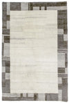 Nepal Tæppe 121x177cm - Uldtæppe - Rektangulær / Beige / 121 x 177 cm Rektangulær