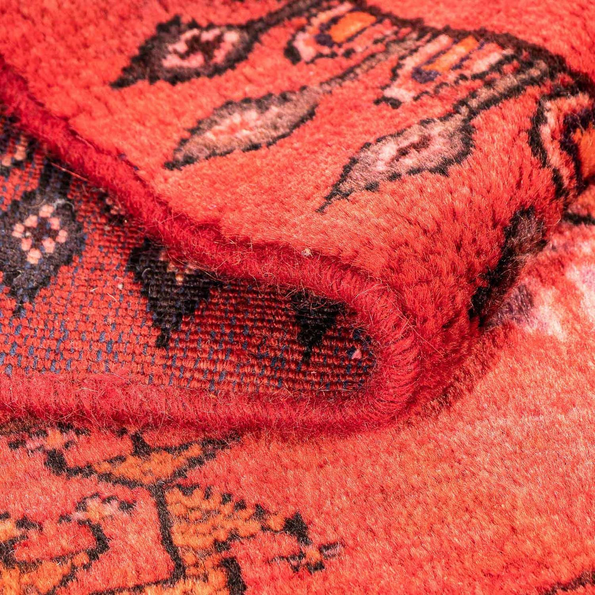 Persisk tæppe - Nomadisk - 79 x 43 cm - rød