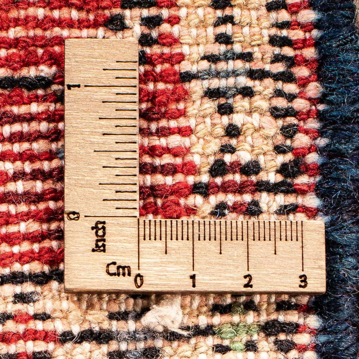 Persisk tæppe - Nomadisk - 79 x 43 cm - rød