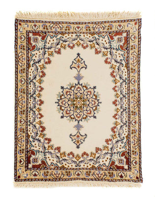 Persisk tæppe - Nain - 78 x 60 cm - beige