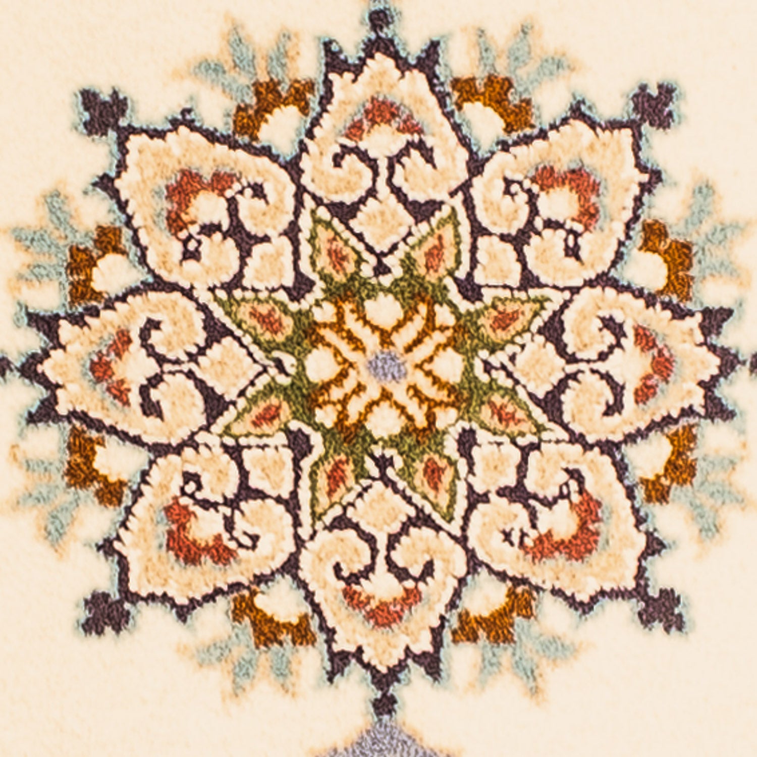 Persisk tæppe - Nain - 78 x 60 cm - beige