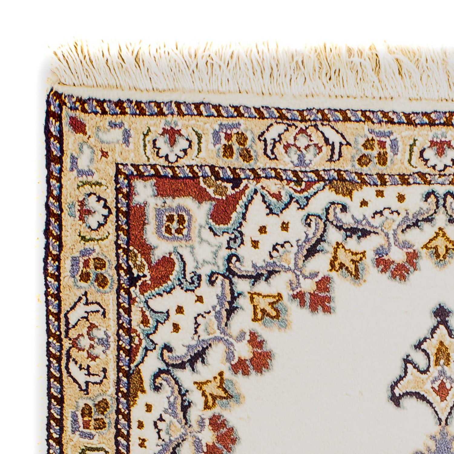 Persisk tæppe - Nain - 78 x 60 cm - beige