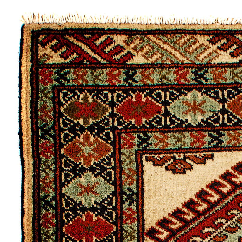 Turkaman-tæppe - 94 x 67 cm - beige