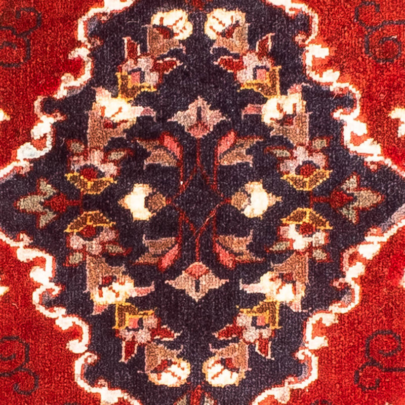 Persisk tæppe - Keshan firkantet  - 97 x 77 cm - mørkerød