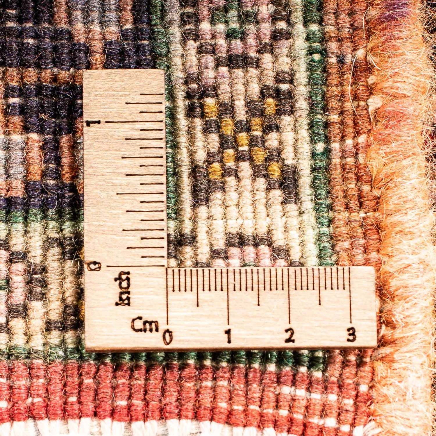 Persisk tæppe - Nomadisk firkantet  - 91 x 77 cm - lysrød