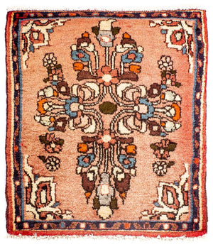 Persisk tæppe - Classic - 63 x 54 cm - lysrød