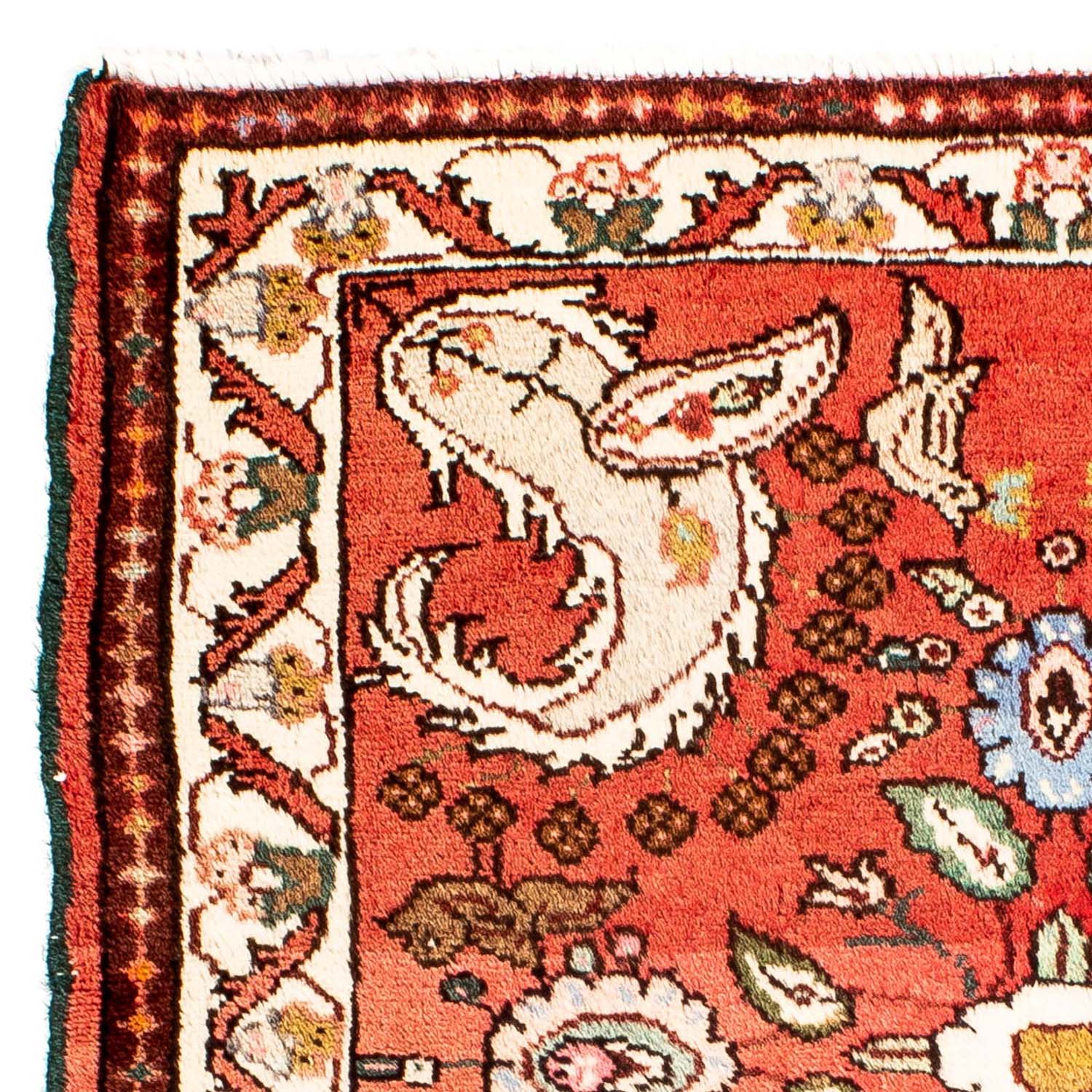 Persisk tæppe - Classic firkantet  - 81 x 75 cm - rød