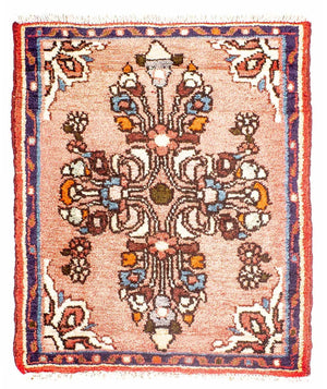 Persisk tæppe - Classic - 66 x 54 cm - lysrød
