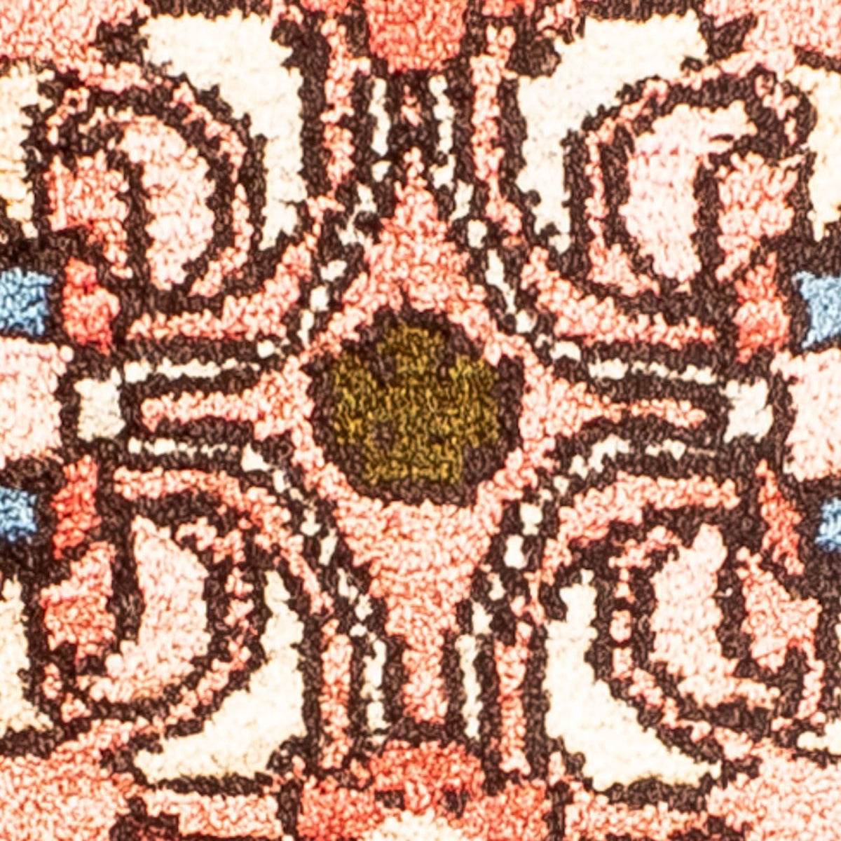 Persisk tæppe - Classic - 66 x 54 cm - lysrød