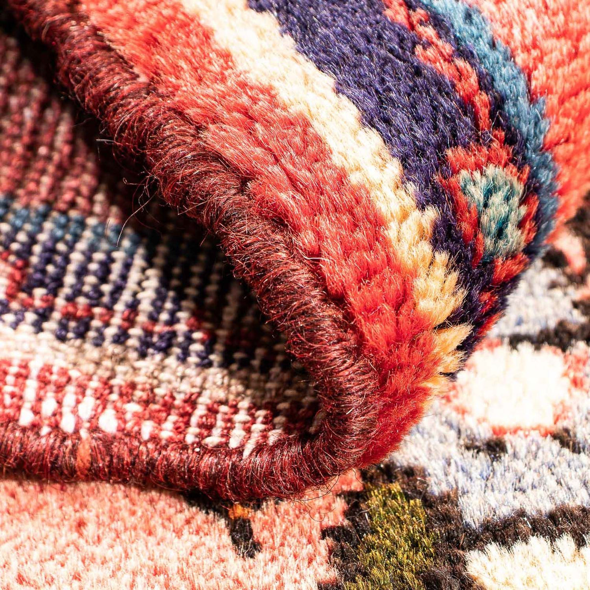 Persisk tæppe - Classic - 66 x 54 cm - lysrød