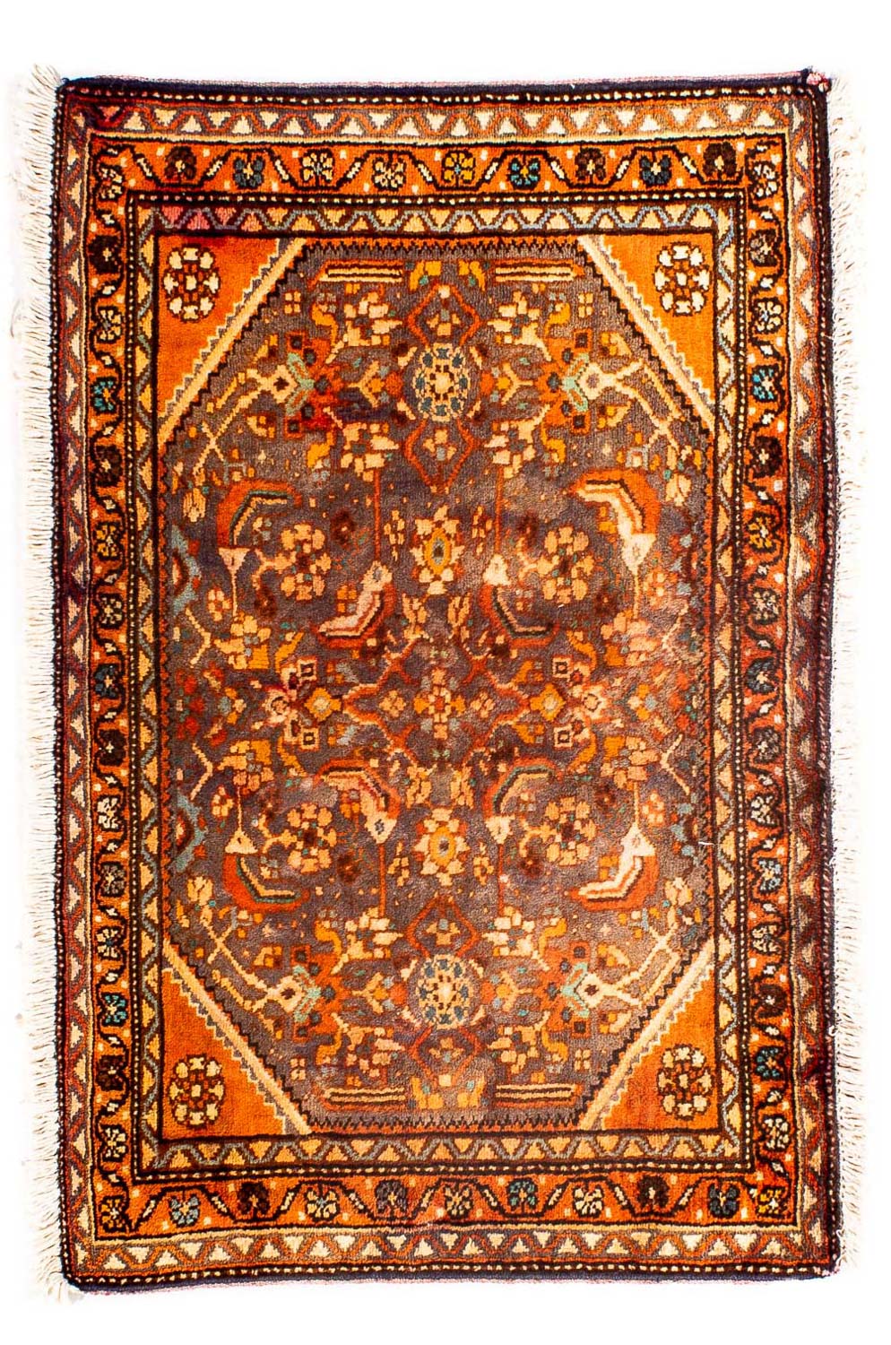 Persisk tæppe - Classic - 98 x 68 cm - brun