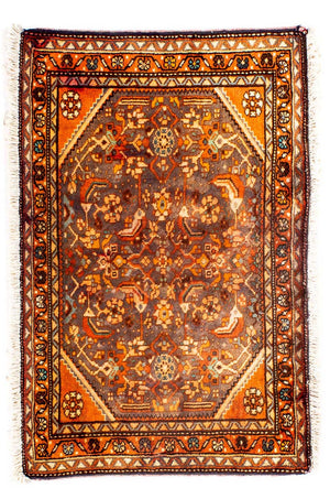 Persisk tæppe - Classic - 98 x 68 cm - brun