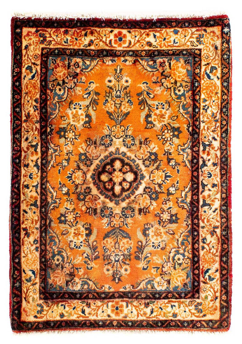 Persisk tæppe - Classic - 100 x 70 cm - guld