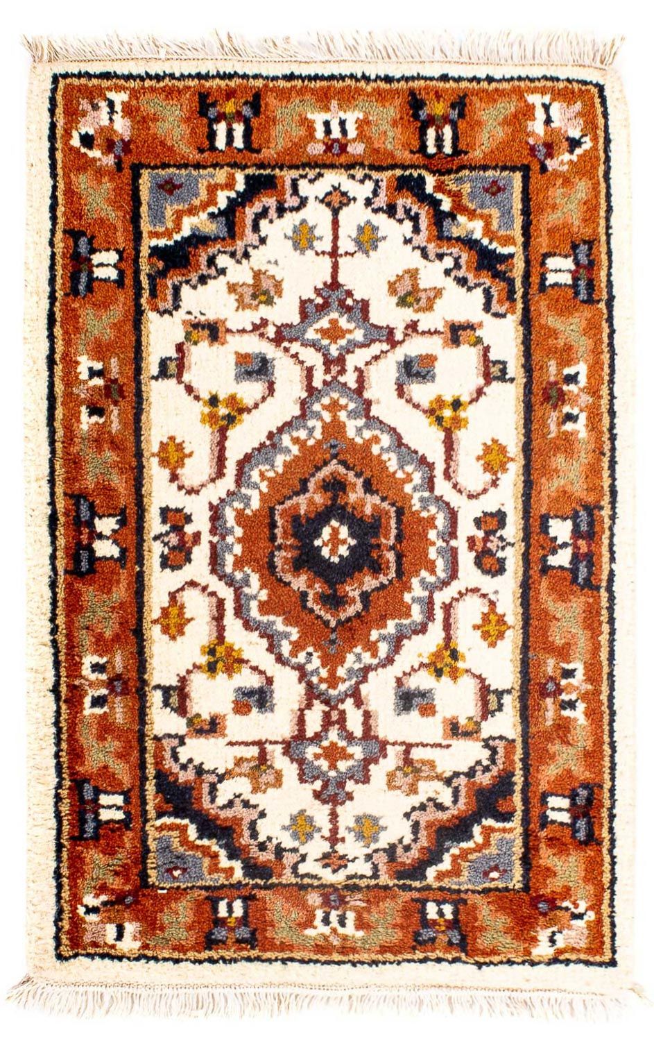 Orientalsk tæppe - Bijar - Indus - 91 x 60 cm - beige
