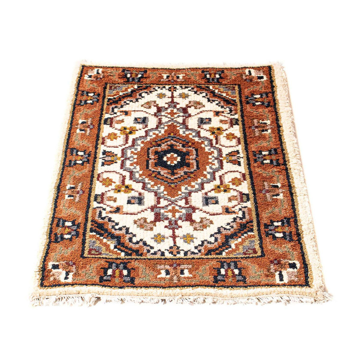 Orientalsk tæppe - Bijar - Indus - 91 x 60 cm - beige