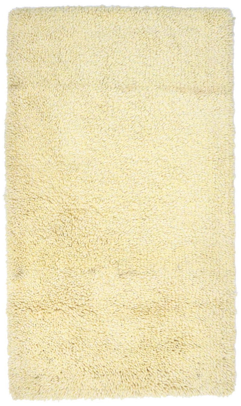 Tæppe med høj pæl - 158 x 90 cm - beige