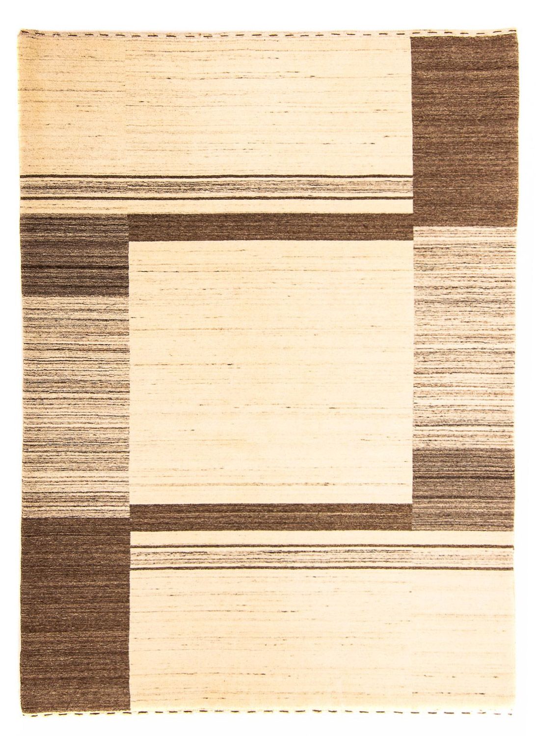 Gabbeh-tæppe - Loribaft Indus - 205 x 146 cm - beige