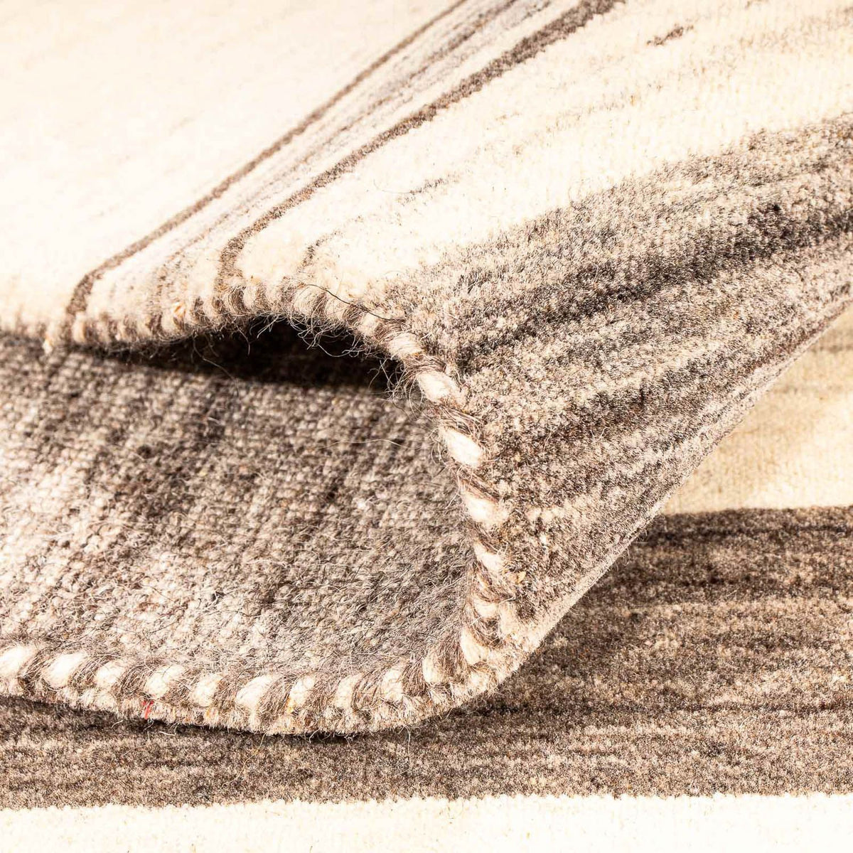 Gabbeh-tæppe - Loribaft Indus - 205 x 146 cm - beige