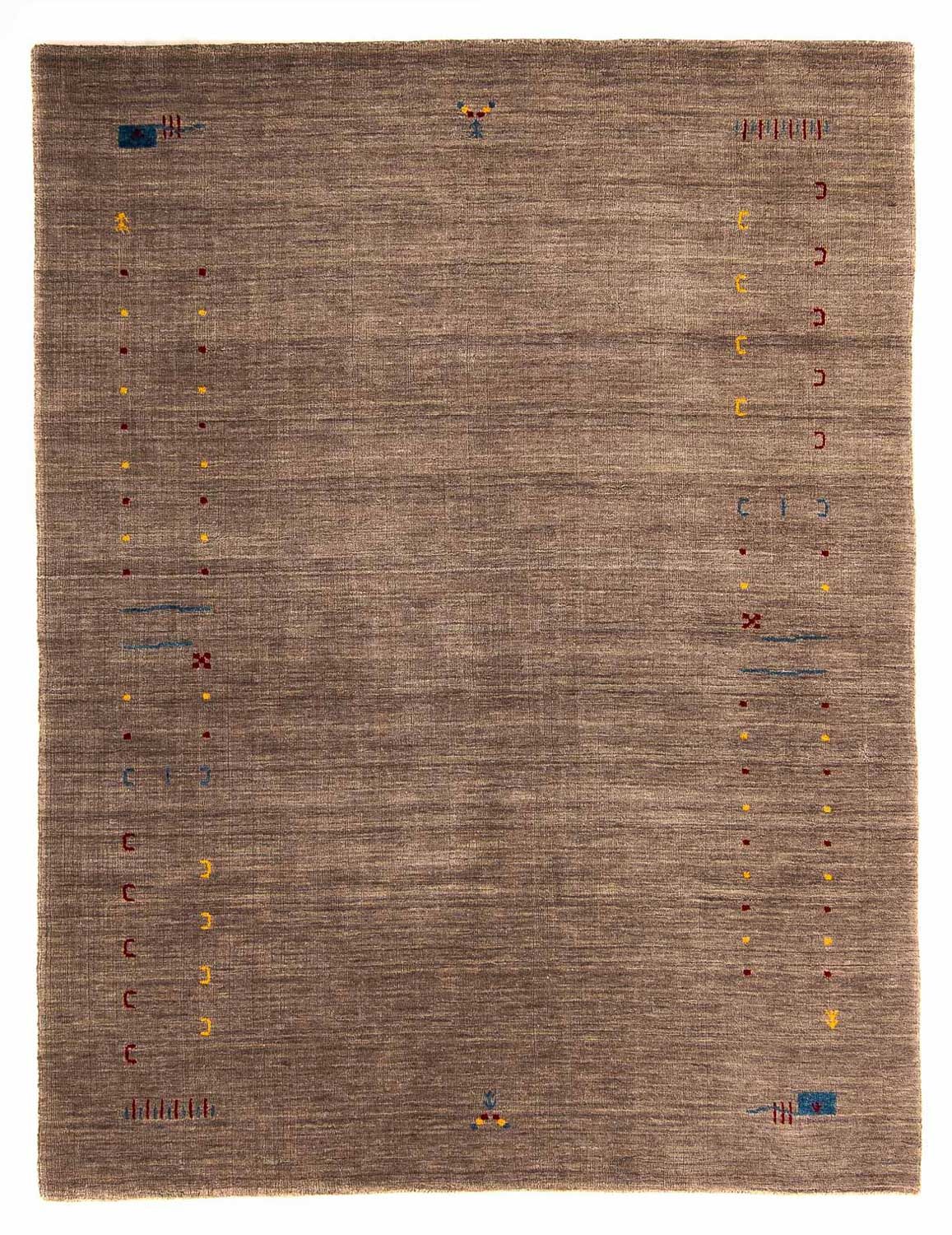Gabbeh-tæppe - Loribaft Indus - 201 x 144 cm - brun