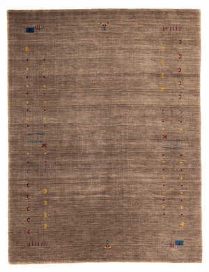 Gabbeh-tæppe - Loribaft Indus - 201 x 144 cm - brun