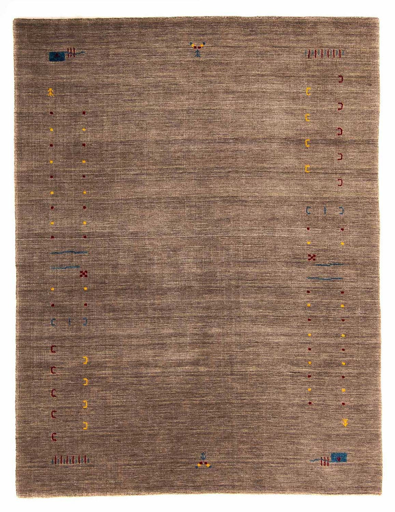 Gabbeh-tæppe - Loribaft Indus - 201 x 144 cm - brun