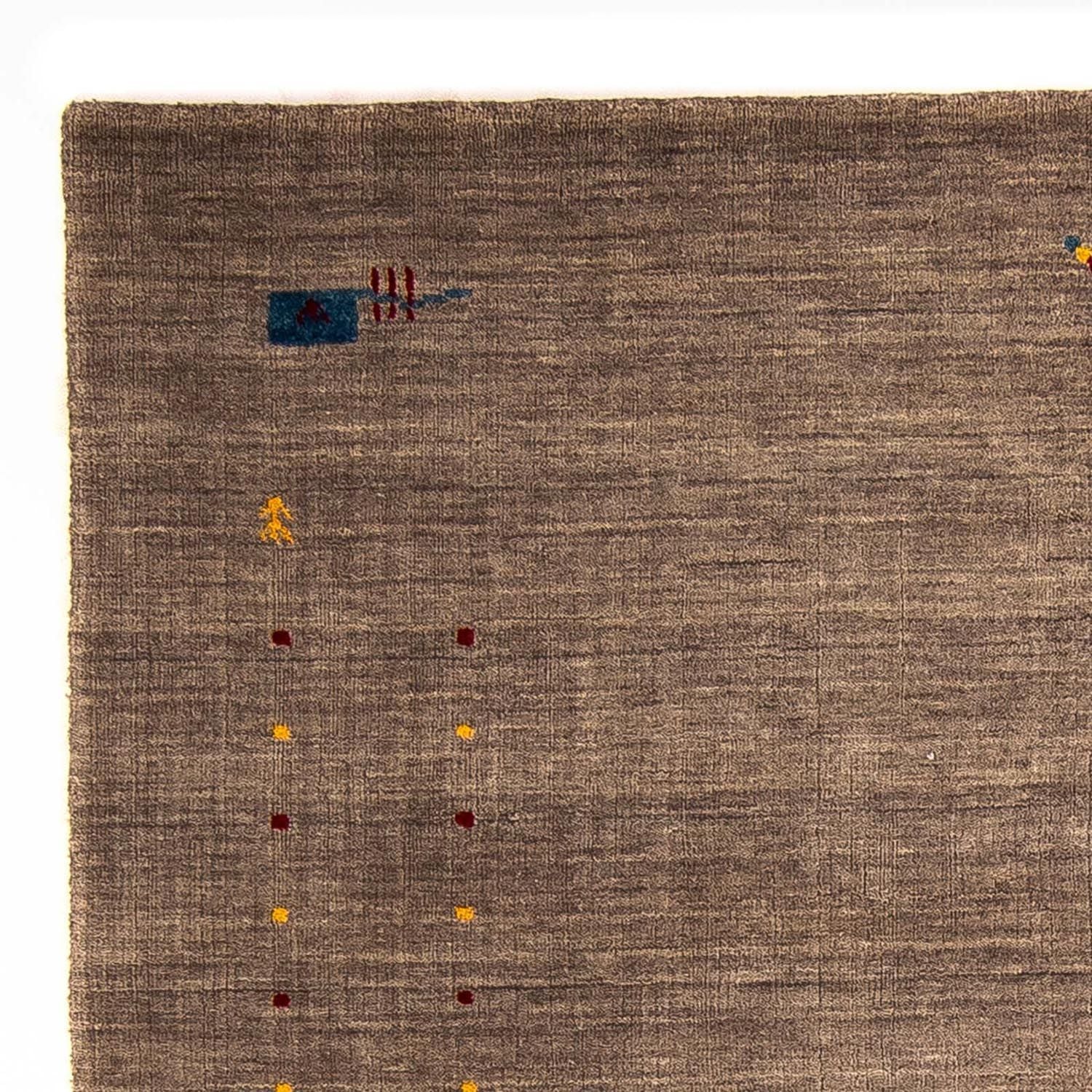 Gabbeh-tæppe - Loribaft Indus - 201 x 144 cm - brun