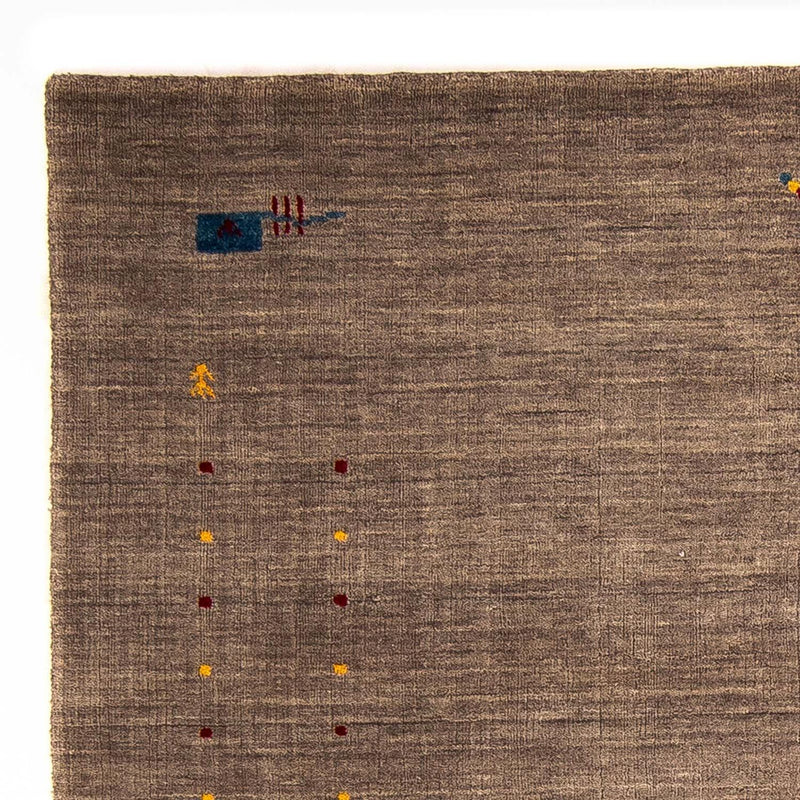 Gabbeh-tæppe - Loribaft Indus - 201 x 144 cm - brun