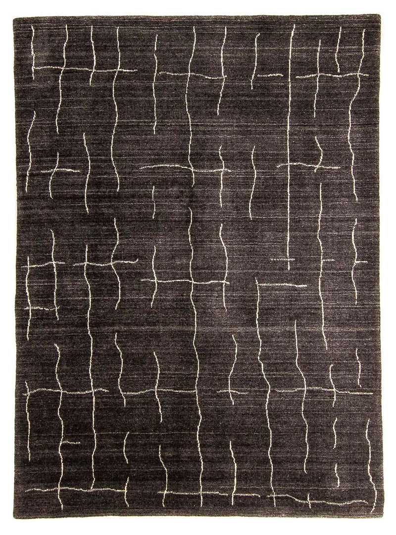 Gabbeh-tæppe - Loribaft Indus - 200 x 142 cm - mørkebrun